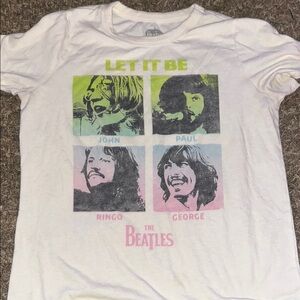 The Beatles 'Let It Be' White T-Shirt